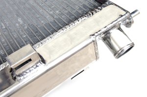 Mitsubishi Lancer Radiator - CSF - Aluminum with 2-Row Core and B-Tube Technology - Smooth Satin Finish - `08-`15