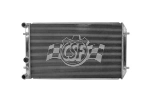 Volkswagen GTI Radiator - CSF - All-Aluminum, Dual Core, B-Tube Technology - Satin Finish - `99-`06
