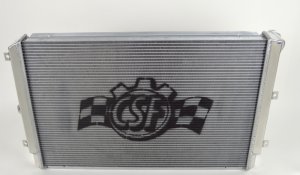 Volkswagen Jetta Radiator - CSF - High-Performance All-Aluminum with B-Tube Technology - Satin - `99-`06