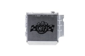 Jeep Wrangler Radiator - CSF - Heavy Duty (AT & MT) High-Performance All-Aluminum Radiator with 2-Row 42mm Core and B-Tube Technology - `05-`06