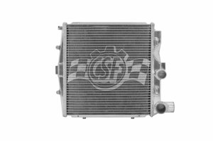 Porsche GT3 Radiator - Left - CSF - All-Aluminum with B-Tube Technology - Smooth Satin Finish - `05-`11