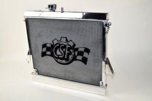 Hummer H3T Radiator - CSF - All-Aluminum, Dual Core with B-Tube Technology - `06-`10