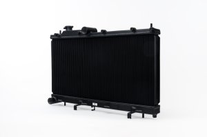 Subaru WRX Radiator - CSF - 2-Row 42mm Race-Spec All Aluminum with B-Tube Technology - Black - `08-`14