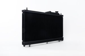 Subaru WRX STI Radiator - CSF - 2-Row 42mm Race-Spec All Aluminum with B-Tube Technology - Black - `08-`14
