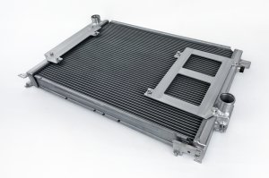 BMW 3 Series Radiator - CSF - All-Aluminum, 2-Row 42mm Core (B-Tube), includes oil cooler and 16-inch SPAL fan brackets - Satin - `99-`06 BMW 3 Series Radiator - CSF - All-Aluminum, 2-Row 42mm Core (B-Tube), includes oil cooler and 16-inch SPAL fan brackets - Satin - `99-`06