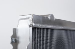 Toyota Tacoma Radiator - CSF - Heavy Duty All-Aluminum featuring Exclusive B-Tube Technology with built-in 5 Plate Transmission Oil Cooler - Smooth Satin - `95-`04