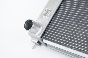 Subaru XV Crosstrek Radiator - CSF - CSF 7216 - High-Performance All-Aluminum 42mm 2-Row Radiator with B-Tube Technology - Satin Finish - `18-`23