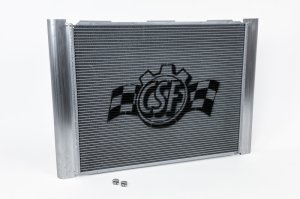 BMW M6 Radiator - CSF - Aluminum High-Performance, 2-Row 42mm Core, B-Tube Technology - Satin Finish - `06-`10