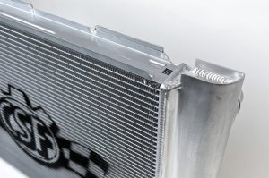 BMW M6 Radiator - CSF - Aluminum High-Performance, 2-Row 42mm Core, B-Tube Technology - Satin Finish - `06-`10