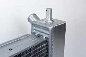 Chevrolet C6 Radiator - CSF - High Performance All-Aluminum - Smooth Satin Finish - `05-`13