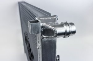 Porsche Cayenne Performance Radiator - CSF - Heavy-Duty, All-Aluminum, 2-Row 42mm Core - Satin - `03-`10