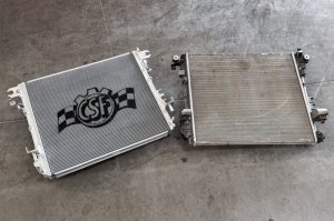Jeep Wrangler Radiator - CSF - Heavy Duty 2-Row - `18-`24