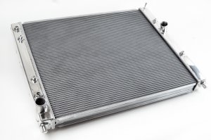 Cadillac CTS-V Radiator - CSF - High-Performance All-Aluminum with 2-Row 42mm Core and B-Tube Technology - Smooth Satin Finish - `09-`14