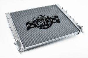Cadillac CTS-V Radiator - CSF - High-Performance All-Aluminum with 2-Row 42mm Core and B-Tube Technology - Smooth Satin Finish - `09-`14