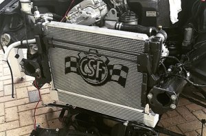 BMW M3 Oil Cooler - CSF - Race-Spec Dual-Pass - Silver - `00-`06