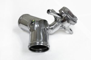 Toyota 86 Radiator Filler Neck - CSF - Aluminum with 1.4bar High Pressure Radiator Cap - Mirror Polished - `13-`20