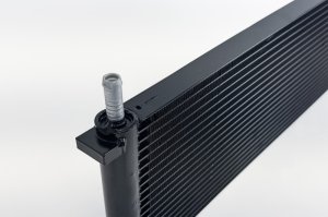 Ford F-150 Transmission Oil Cooler - CSF - CSF #8101, 1-Row Super-High Pressure 32mm 10-Channel Microtube, 20 Rows of 8mm Tall Multi-Louvered Fins - Black - `09-`14