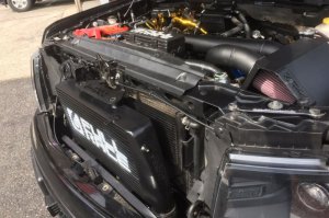 Ford F-150 Transmission Oil Cooler - CSF - CSF #8101, 1-Row Super-High Pressure 32mm 10-Channel Microtube, 20 Rows of 8mm Tall Multi-Louvered Fins - Black - `09-`14