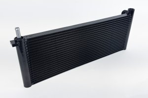 Ford Raptor Transmission Oil Cooler - CSF - CSF #8101, 1-Row Super-High Pressure 32mm 10-Channel Microtube, 20 Rows of 8mm Tall Multi-Louvered Fins - Black - `09-`14
