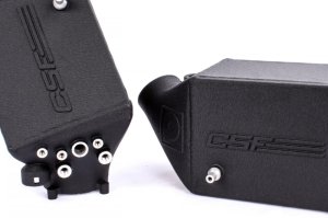 BMW M6 Charge-Air-Cooler Set - CSF - Twin Charge-Air-Cooler, 28% Larger Core - Crinkle Black - `12-`18