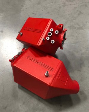 BMW M6 Charge Air Coolers - CSF - Twin Charge-Air-Cooler Set - Anodized Red - `12-`18