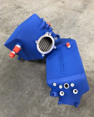BMW M6 Charge Air Coolers - CSF - Twin - Crinkle Blue - `12-`18