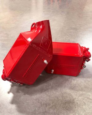 BMW M6 Charge Air Coolers - CSF - Twin - Fire Engine Red - `12-`18