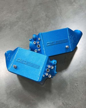 BMW M6 Charge-Air-Cooler Set - CSF - Twin - Caliper Blue Candy - `12-`18