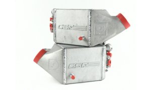 BMW M5 Charge-Air Cooler Set - CSF - Twin Charge-Air-Cooler, 28% Larger Core, Drop-In Fit - Raw Finish - `12-`16