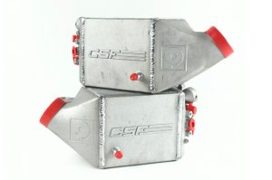 BMW M6 Charge-Air Cooler Set - CSF - Twin Charge-Air-Cooler, 28% Larger Core, Drop-In Fit - Raw Finish - `12-`18
