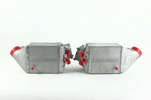 BMW M6 Charge-Air Cooler Set - CSF - Twin Charge-Air-Cooler, 28% Larger Core, Drop-In Fit - Raw Finish - `12-`18