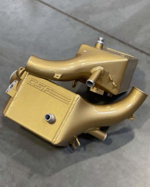 BMW M5 Charge Air Coolers - CSF - Carbon Gold Matte - `16-`21