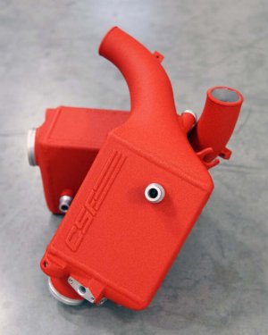 BMW M5 Charge Air Coolers - CSF - Twin - Crinkle Red - `16-`21