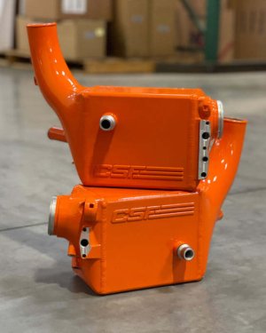 BMW M8 Charge-Air-Cooler Set - CSF - Twin - Fire Orange - `17-`21