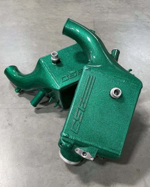 BMW M5 Charge Air Cooler - CSF - Twin - Isle of Man Green - `16-`21