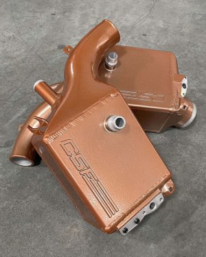 BMW M5 Charge Air Cooler - CSF - Twin - Vintage Rose Gold - `16-`21