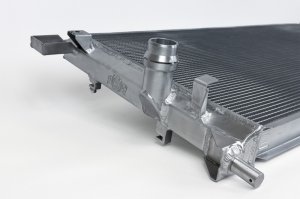 Ford Ranger Radiator - CSF - Heavy Duty All-Aluminum, 2-Row 42mm Core, Ultra-Efficient 5mm Fins, B-Tube Technology - Hand Brushed Satin - `24-`27