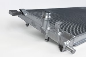 Ford Ranger Radiator - CSF - Heavy Duty All-Aluminum, 2-Row 42mm Core, Ultra-Efficient 5mm Fins, B-Tube Technology - Hand Brushed Satin - `24-`27