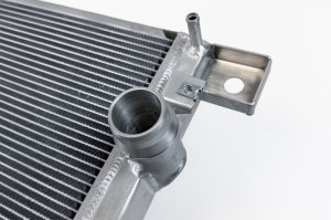 Ford Ranger Radiator - CSF - Heavy Duty All-Aluminum, 2-Row 42mm Core, Ultra-Efficient 5mm Fins, B-Tube Technology - Hand Brushed Satin - `24-`27
