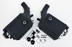 BMW X6M Charge-Air Cooler - CSF - OEM+ Crinkle Black Finish - Crinkle Black - `14-`27