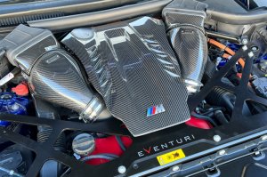 BMW X6M Charge-Air Cooler - CSF - OEM+ Crinkle Black Finish - Crinkle Black - `14-`27