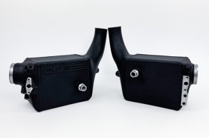 BMW X6M Charge-Air Cooler - CSF - OEM+ Crinkle Black Finish - Crinkle Black - `14-`27