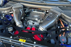 BMW X6M Charge-Air Cooler - CSF - OEM+ Crinkle Black Finish - Crinkle Black - `14-`27