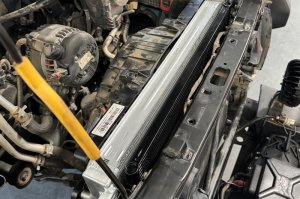 Jeep Wrangler Transmission Oil Cooler - CSF - High-Performance - Black - `18-`24