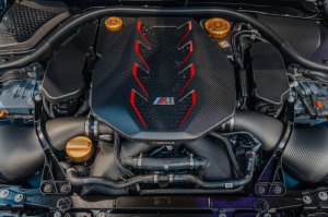 BMW M5 Touring Charge Air Coolers - CSF - G9X Series - Crinkle Black - `25-`27