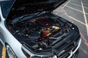 BMW M5 Touring Charge Air Coolers - CSF - G9X Series - Crinkle Black - `25-`27