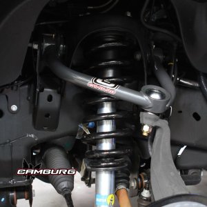 Ford F-150 Suspension Control Arm Kit - Camburg - 1.25in Performance Uniball - Steel gray - `04-`08