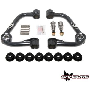 Ford F-150 Suspension Control Arm Kit - Camburg - 1.25in Performance Uniball - Steel gray - `04-`08