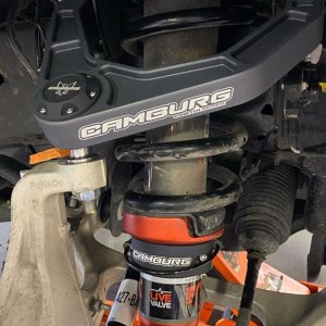 Ford Raptor Suspension Lift Kit - Camburg - Spring Preload Spacer Kit - Black - `17-`20