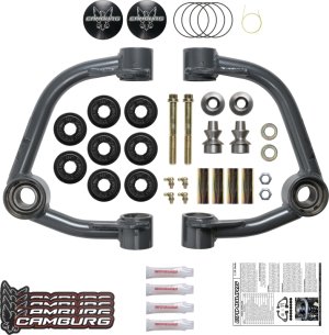 Ford F-150 Suspension Control Arm Kit - Camburg - 1.25in Performance Uniball - Steel Gray - `09-`20